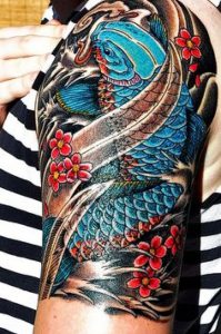 фото тату рыба от 17.11.2017 №016 - fish tattoo - tattoo-photo.ru