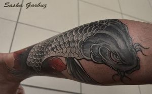 фото тату рыба от 17.11.2017 №026 - fish tattoo - tattoo-photo.ru