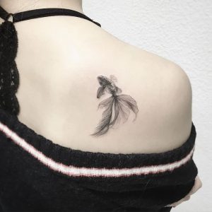 фото тату рыба от 17.11.2017 №034 - fish tattoo - tattoo-photo.ru