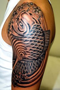 фото тату рыба от 17.11.2017 №035 - fish tattoo - tattoo-photo.ru