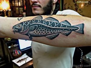 фото тату рыба от 17.11.2017 №050 - fish tattoo - tattoo-photo.ru