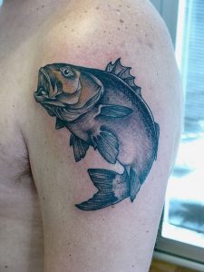 фото тату рыба от 17.11.2017 №052 - fish tattoo - tattoo-photo.ru