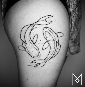 фото тату рыба от 17.11.2017 №054 - fish tattoo - tattoo-photo.ru