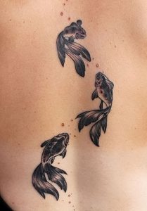 фото тату рыба от 17.11.2017 №059 - fish tattoo - tattoo-photo.ru