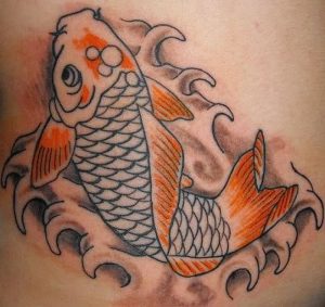 фото тату рыба от 17.11.2017 №075 - fish tattoo - tattoo-photo.ru