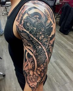 фото тату рыба от 17.11.2017 №102 - fish tattoo - tattoo-photo.ru