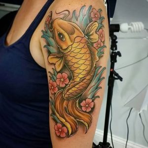 фото тату рыба от 17.11.2017 №105 - fish tattoo - tattoo-photo.ru