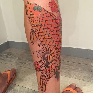 фото тату рыба от 17.11.2017 №109 - fish tattoo - tattoo-photo.ru