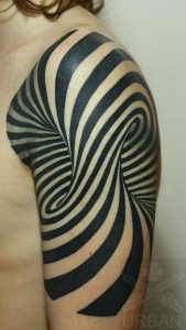 фото тату с полосой от 05.12.2017 №006 - tattoo with stripe - tattoo-photo.ru