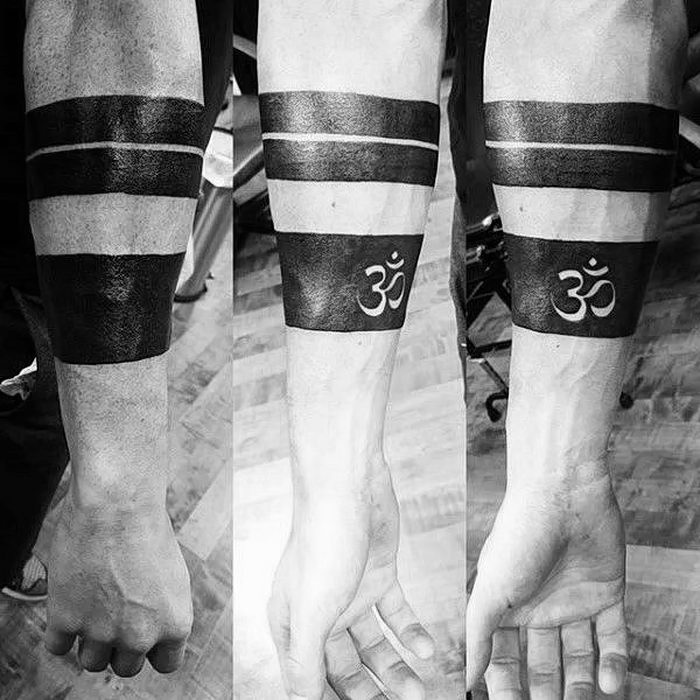 Значение и символизм тату черной полосы, идеи 2024 года