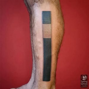 фото тату с полосой от 05.12.2017 №076 - tattoo with stripe - tattoo-photo.ru