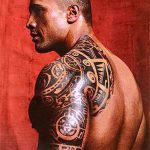 фото Тату Дуэйна (Скалы) Джонсона от 21.12.2017 №019 - Duane Johnson - tattoo-photo.ru