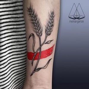 фото тату колос пшеницы от 27.12.2017 №013 - tattoos ear of wheat - tattoo-photo.ru