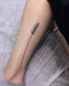 фото тату колос пшеницы от 27.12.2017 №016 - tattoos ear of wheat - tattoo-photo.ru
