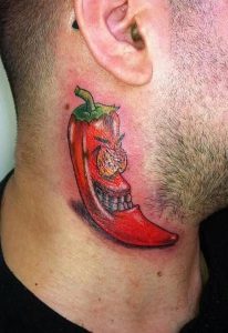 фото тату перец от 29.12.2017 №019 - pepper tattoos - tattoo-photo.ru