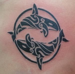 фото тату рыба кит от 07.12.2017 №142 - fish whale tattoo - tattoo-photo.ru