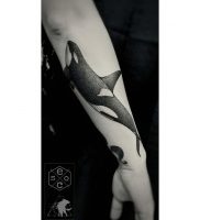 фото тату рыба кит от 07.12.2017 №144 — fish whale tattoo — tattoo-photo.ru