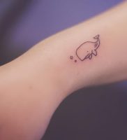фото тату рыба кит от 07.12.2017 №146 — fish whale tattoo — tattoo-photo.ru