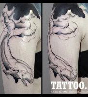 фото тату рыба кит от 07.12.2017 №153 — fish whale tattoo — tattoo-photo.ru