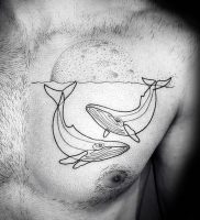 фото тату рыба кит от 07.12.2017 №155 — fish whale tattoo — tattoo-photo.ru