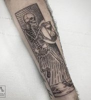 фото тату скелет от 28.12.2017 №007 — tattoo skeleton — tattoo-photo.ru