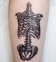 фото тату скелет от 28.12.2017 №014 — tattoo skeleton — tattoo-photo.ru