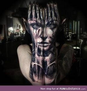 фото тату эльф от 10.12.2017 №004 - tattoo elf - tattoo-photo.ru