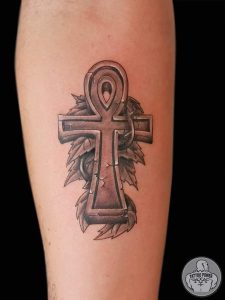 фото тату Анкх от 25.12.2017 №023 - Ankh tattoo - tattoo-photo.ru