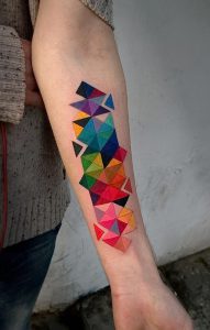 фото тату геометрические фигуры от 25.12.2017 №004 - tattoo geometric - tattoo-photo.ru