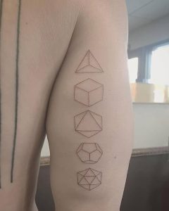 фото тату геометрические фигуры от 25.12.2017 №007 - tattoo geometric - tattoo-photo.ru