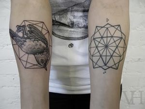 фото тату геометрические фигуры от 25.12.2017 №043 - tattoo geometric - tattoo-photo.ru