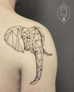 фото тату геометрические фигуры от 25.12.2017 №051 - tattoo geometric - tattoo-photo.ru