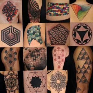 фото тату геометрические фигуры от 25.12.2017 №052 - tattoo geometric - tattoo-photo.ru