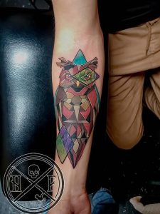 фото тату геометрические фигуры от 25.12.2017 №104 - tattoo geometric - tattoo-photo.ru