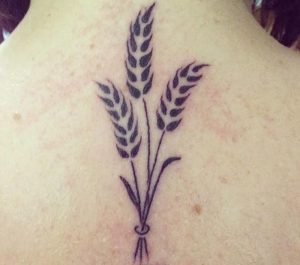 фото тату колос пшеницы от 27.12.2017 №004 - tattoos ear of wheat - tattoo-photo.ru