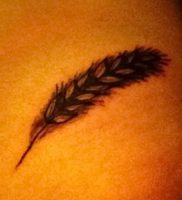 фото тату колос пшеницы от 27.12.2017 №006 — tattoos ear of wheat — tattoo-photo.ru