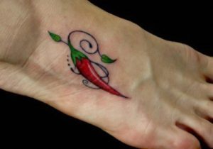 фото тату перец от 29.12.2017 №007 - pepper tattoos - tattoo-photo.ru