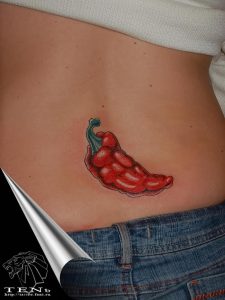 фото тату перец от 29.12.2017 №012 - pepper tattoos - tattoo-photo.ru
