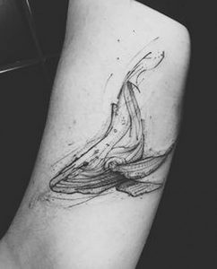 фото тату рыба кит от 07.12.2017 №002 - fish whale tattoo - tattoo-photo.ru