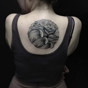 фото тату рыба кит от 07.12.2017 №006 - fish whale tattoo - tattoo-photo.ru