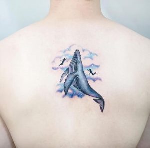 фото тату рыба кит от 07.12.2017 №017 - fish whale tattoo - tattoo-photo.ru