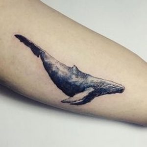 фото тату рыба кит от 07.12.2017 №032 - fish whale tattoo - tattoo-photo.ru