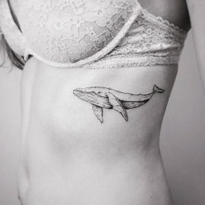 фото тату рыба кит от 07.12.2017 №040 - fish whale tattoo - tattoo-photo.ru