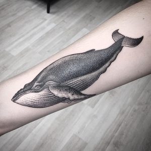 фото тату рыба кит от 07.12.2017 №069 - fish whale tattoo - tattoo-photo.ru
