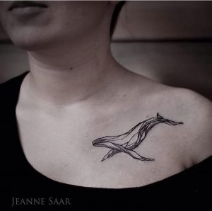 фото тату рыба кит от 07.12.2017 №096 - fish whale tattoo - tattoo-photo.ru