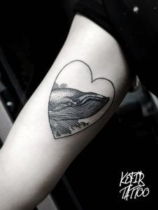 фото тату рыба кит от 07.12.2017 №116 - fish whale tattoo - tattoo-photo.ru