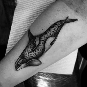 фото тату рыба кит от 07.12.2017 №134 - fish whale tattoo - tattoo-photo.ru