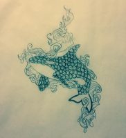 фото тату рыба кит от 07.12.2017 №140 — fish whale tattoo — tattoo-photo.ru