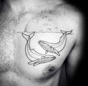 фото тату рыба кит от 07.12.2017 №155 - fish whale tattoo - tattoo-photo.ru