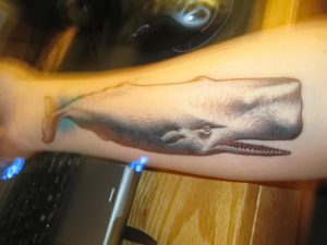 фото тату рыба кит от 07.12.2017 №156 - fish whale tattoo - tattoo-photo.ru